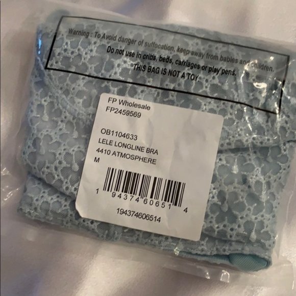 Free People Lele Longline Bra Atmosphere M  New - Picture 12 of 12